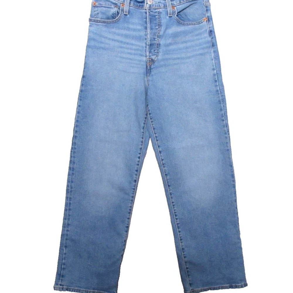 Levi's Women's Classic Blue Cropped Jeans - Picture 6 of 7